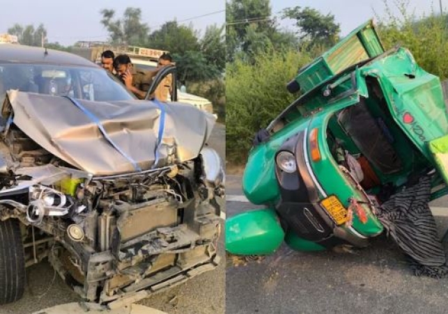 Road Accident in Badaun