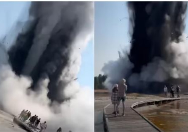 Hydrothermal Explosion at Yellowstone