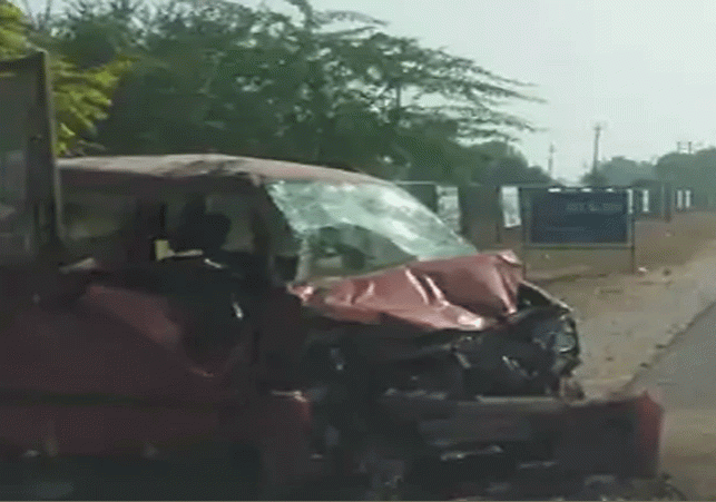 Car and School Van Collision in Haryana