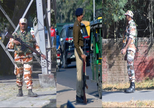 Chandigarh PM Modi Movement Paramilitary Force Deployment Security Alert