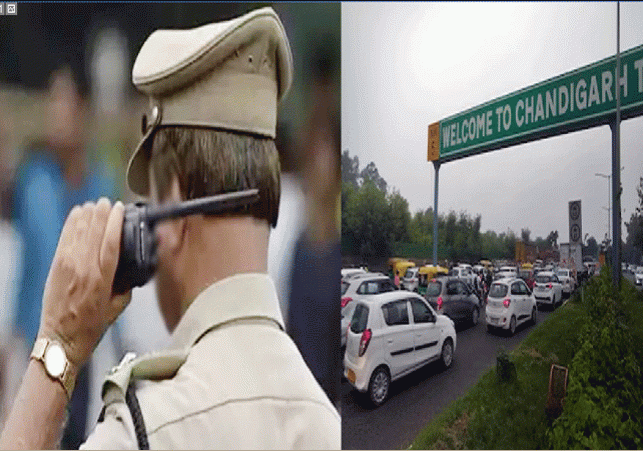 Chandigarh-Zirakpur Border Police Deployed