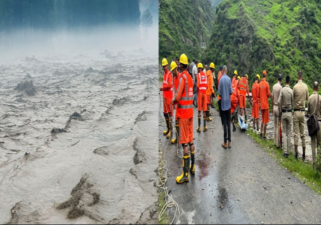 Cloud Burst Heavy Flood in Shimla