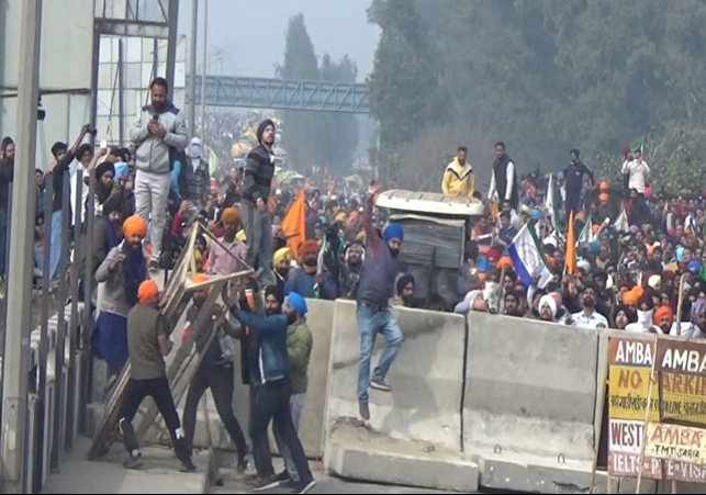 Farmers Protest Shambhu Border Haryana Police Clash News Update
