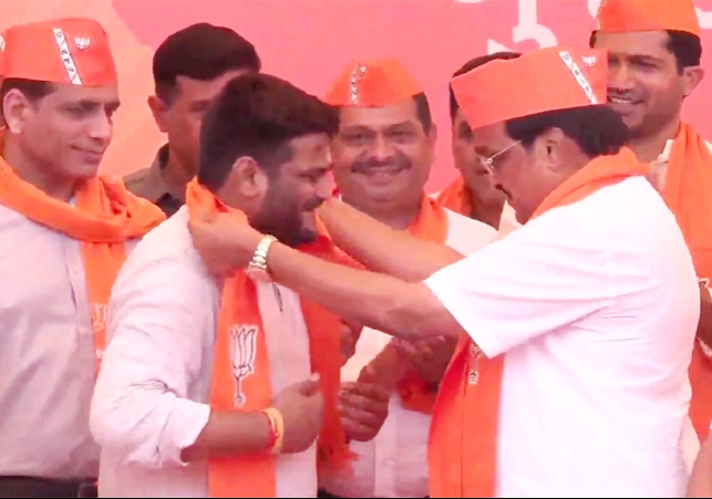 Hardik Patel joins BJP