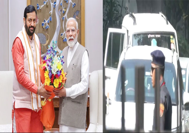 Haryana CM Nayab Singh Saini met Prime Minister Narendra Modi in Delhi