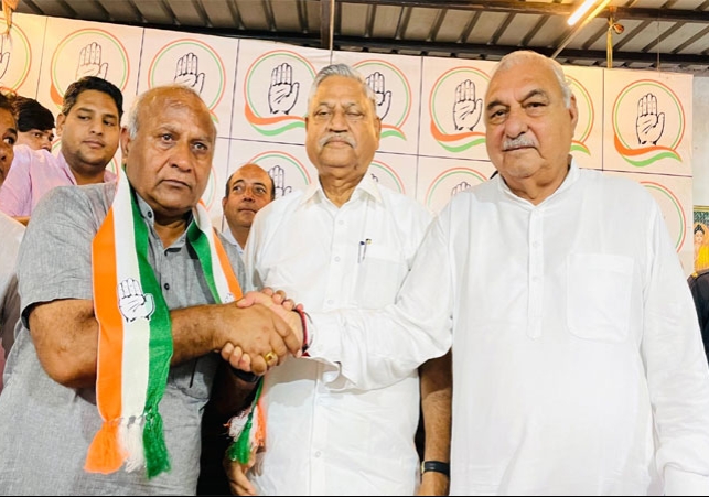 Haryana Politics Former Minister Karan Dev Kamboj Joins Congress