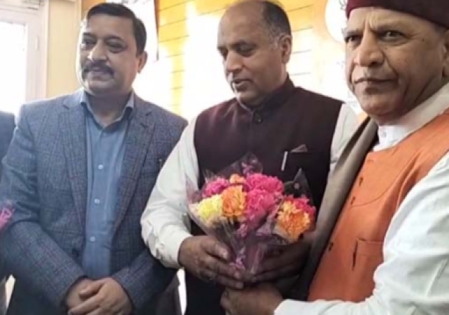 BJP's new head Dr. Rajeev Bindal took charge on Monday