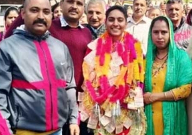 Priyanka Rana of Baijnath will serve the country by following the footsteps of her father