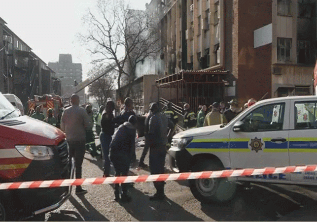 Johannesburg Building Fire More Than 60 Killed