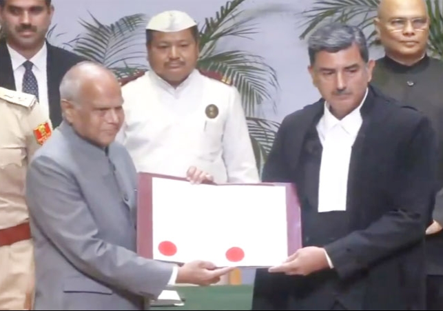 Justice Sheel Nagu Oath Taking As Chief Justice Punjab-Haryana High Court