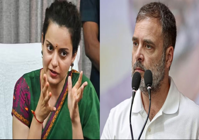 Kangana Ranaut Says Rahul Gandhi Most Dangerous Man Hindenburg Report