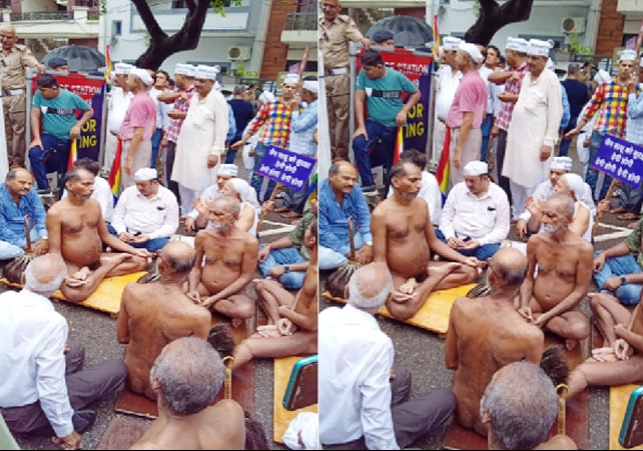 Karnataka Jain Muni Murder Chandigarh Protest