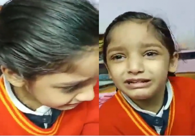 Little Girl tension for Father video viral
