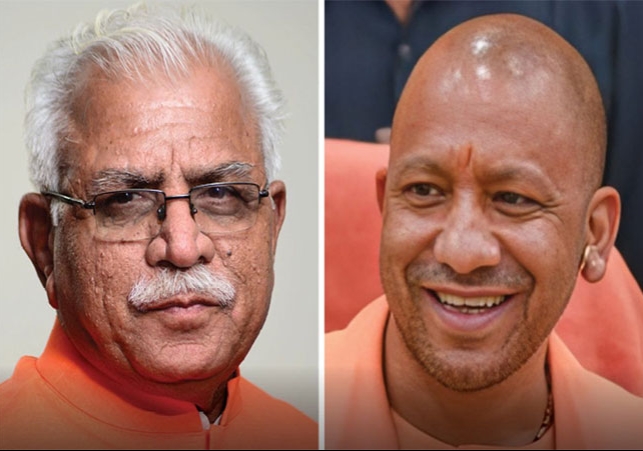 Manohar Lal Khattar met CM Yogi Adityanath in Lucknow