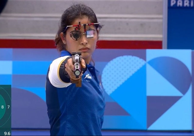 Manu Bhaker Wins Bronze Medal in Air Pistol Shooting Paris Olympics 2024 