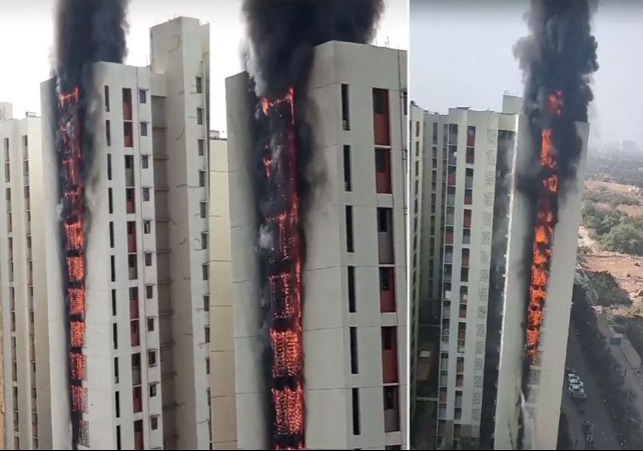 Mumbai Multi-Storey Building Fire Near Dombivali Video News Update