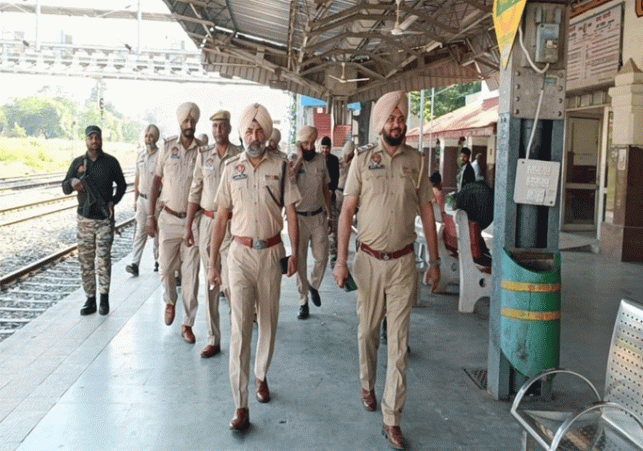 Punjab Police conducts search operations at railway stations across the state