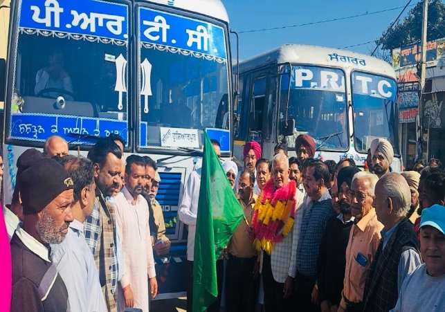 Flagged off Buses running on two New Routes