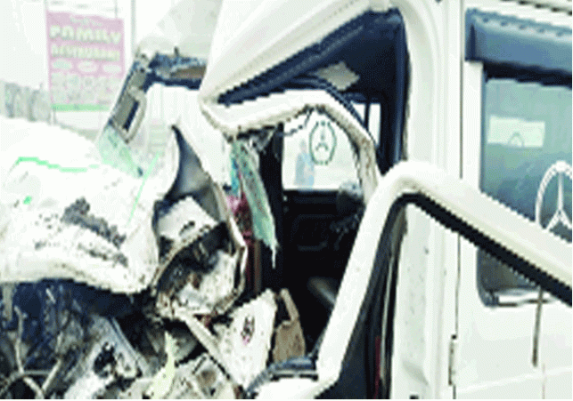 Major road accident on National Highway in Kalayat, 2 killed and 10 injured