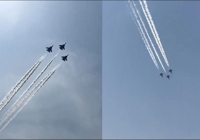 Prayagraj MahaKumbh Last Day Indian Air Force Air Show Video 