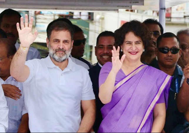 Priyanka Gandhi Files Nomination From Wayanad Lok Sabha Seat Rahul Gandhi