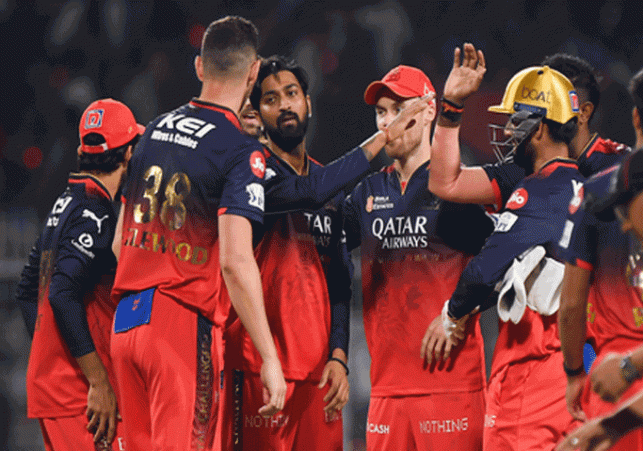 RCB restrict KKR to 174