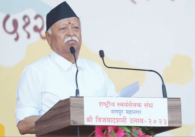 RSS Chief Mohan Bhagwat Address on Vijayadashmi Dussehra Utsav 