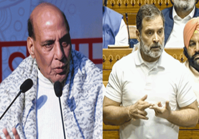 'Rahul made false allegations about Army Chief's statement', Rajnath Singh hits back at Congress MP