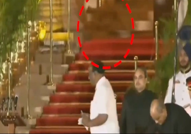 Rashtrapati Bhavan Mysterious Animal During Modi Ministers Oath Ceremony