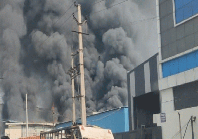 Sonipat Badi Industrial Area Factory Fire