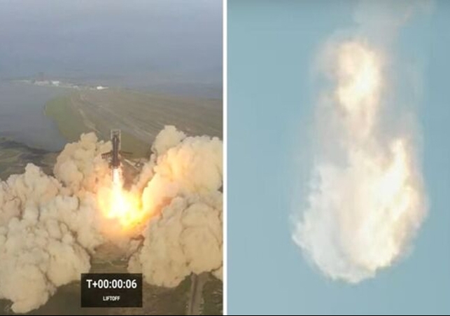 most powerful rocket in the world spacex starship first launch failed