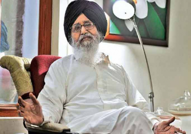 Former CM Badal took a jibe at Chief Minister Bhagwant Mann, said- Corruption is sitting in the roots, it will not end by anyone's advice