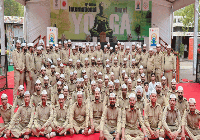 International Yoga Day was organized at Sant Nirankari Satsang Bhawans in Chandigarh