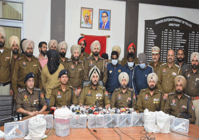 Drug smuggling racket busted by Amritsar Police