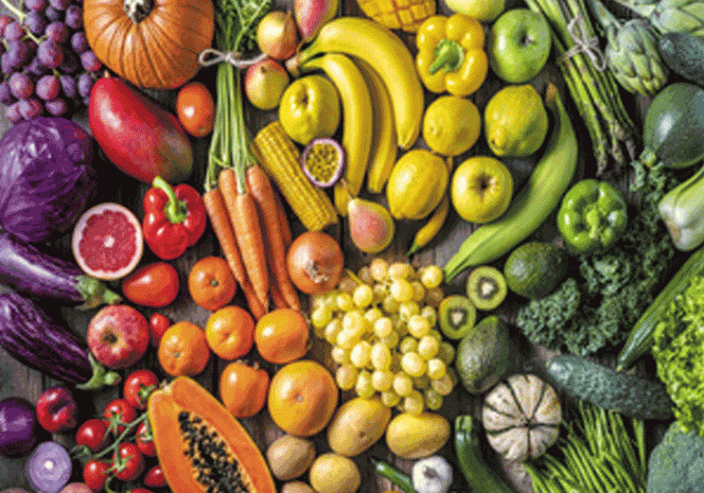 Increase in per capita availability of fruits and vegetables in India