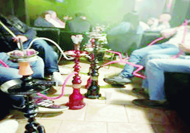 Hookah was being served in Aaba restaurant, 7 people named