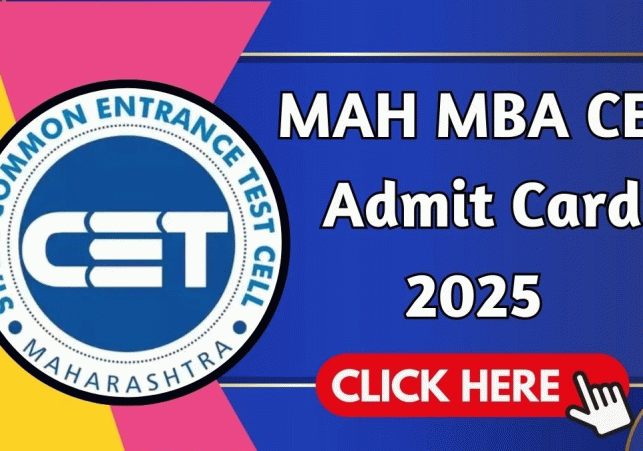 स्टेट कॉमन एंट्रेंस सेल जल्द ही MBA CET एडमिट कार्ड 2025 जारी करेगा।