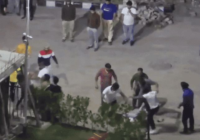 Firing in a Mohali society