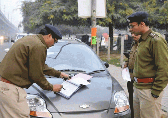 Traffic challan can be deposited through QR code in police station