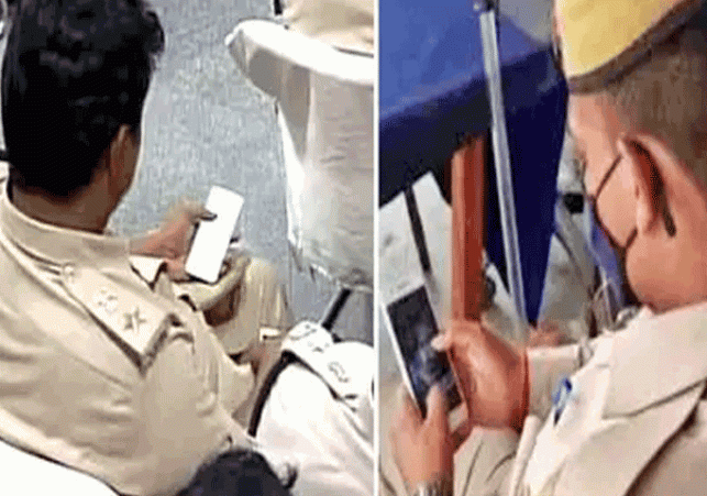 Ban on use of mobile phones by police personnel during duty