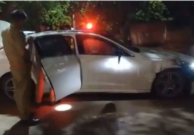 Keshav Prasad Maurya's Son's Car was Hit