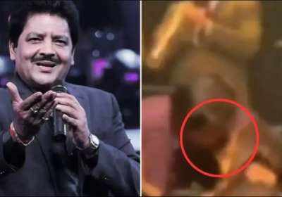 Udit Narayan Lip Kissed Female Fan