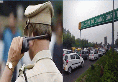 Chandigarh-Zirakpur Border Police Deployed