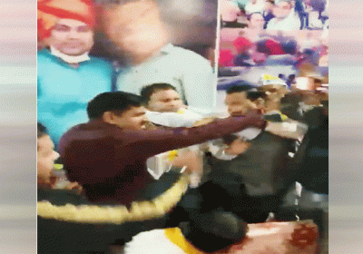 Delhi AAP MLA Beaten Up Video Viral