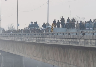 Farmers Delhi Chalo March At Shambhu Border Tear Gas Shells Fired