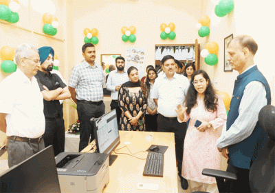 Inauguration of authentication and document verification facility at GST Suvidha Kendra