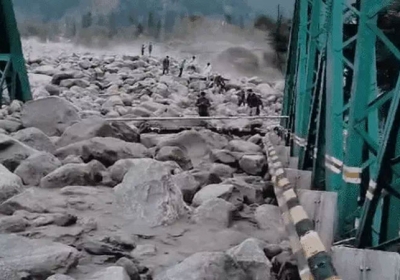 Himachal Manali Cloud Burst Video Anjani Mahadev Naala Flood Update