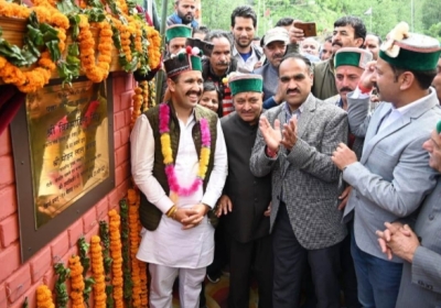 Vikramaditya Singh inaugurated Bakhirna bridge made of 19 crores,