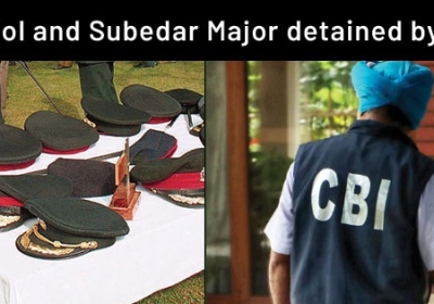 Subedar Major arrested