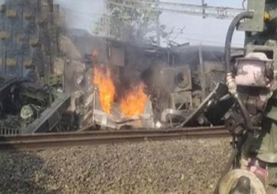  MP Two Goods Trains Collided